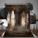 5x7FT Retro Vinyl Terror Castle Studio Photography Background Backdrop Baby Prop