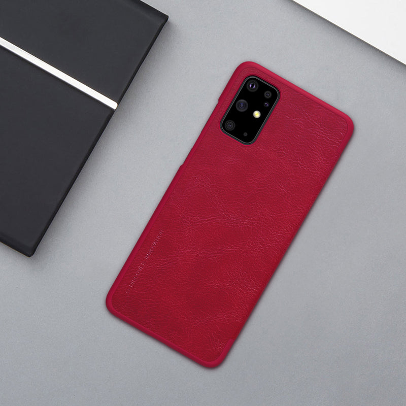 NILLKIN Flip Bumper Shockproof Card Slot Holder Full Cover PU Leather Vintage Protective Case for Samsung Galaxy S11