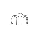 M Shape Multicolor Metal Hollow Music Book Clip