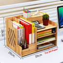 Large Wooden Storage Box File Holder Office Pen Book Desktop Organizer Storage Box with Drawer Stationary Container