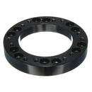 Black Steel Ring Wheel Hub Adapter Spacer Kit For NARDI PERSONAL SPARCO OMP MOMO
