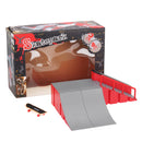 Mini Fingerboard Finger Skateboard & Skate Ramp Skate Park Play Set Kids Toy