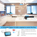 MoesHouse US Zig Bee Dual USB Smart WiFi Socket Plug App Remote Control Echo Plus Voice Control Work with Alexa Google Home