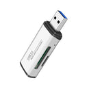 USB3.0 Multi-Disk 2-in-1 Card Reader SD/TF Card Reader for Mobile Phone/PC/Tablet PC