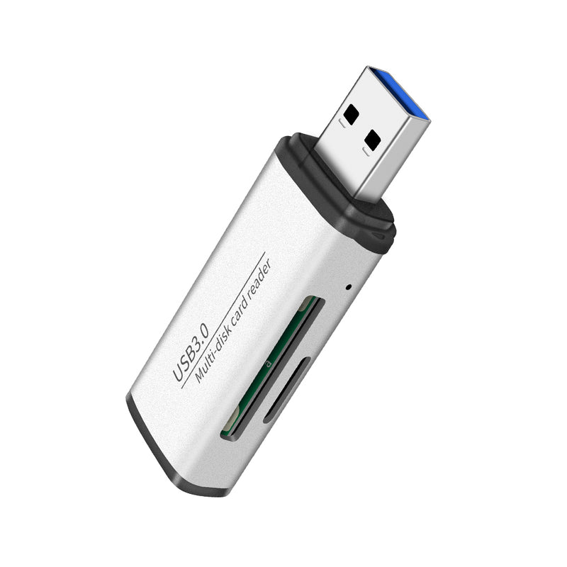 USB3.0 Multi-Disk 2-in-1 Card Reader SD/TF Card Reader for Mobile Phone/PC/Tablet PC