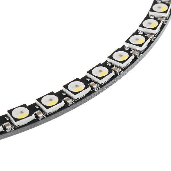5pcs 1/4 60x 5050 RGBW 4500K LED With Integrated Drivers Natural White Ring With One Quarter Ring