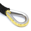 7000 Lbs 50Ft Yellow Synthetic Winch Rope Cable Towing Rope ATV Winch Line 1/4 Inch