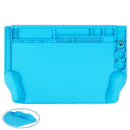 SS-004H 45x30cm 3D Phone Maintenance Mat Ergonomic Silicone Desk Mat High Temperature Heat Insulation Soldering Repair Pad for Phone Repair