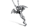 Pterosaur Golden  Titanium Steel Men's Necklace