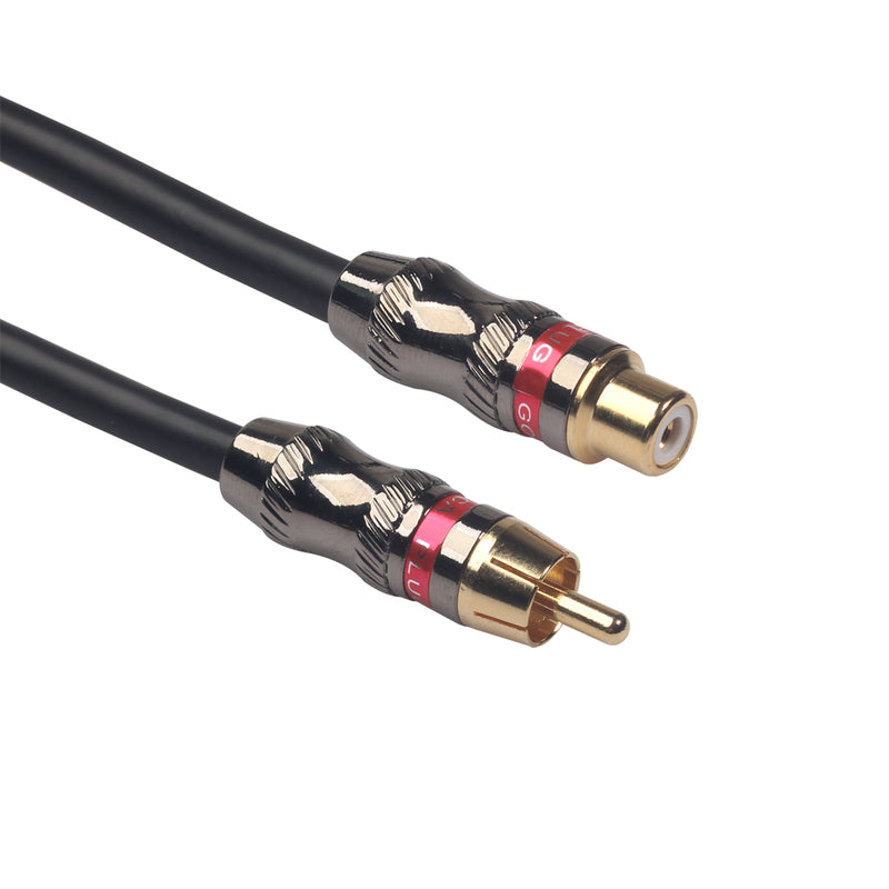 REXLIS RCA Male to Female Audio Cable 0.3m  RCA Extension Cable Subwoofer Mono Audio Video Cable Digital Analogue Audio Cable
