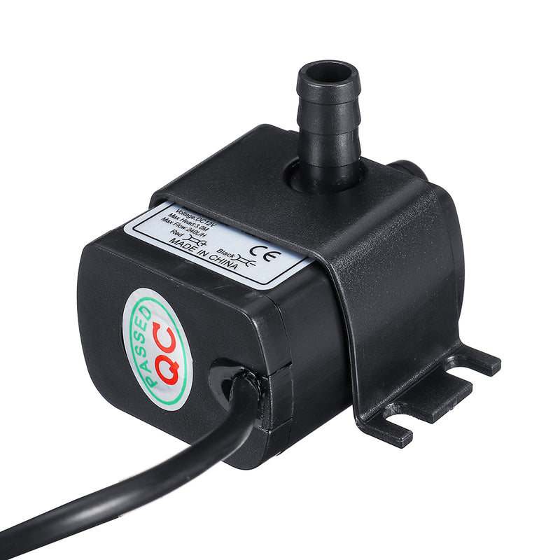 DC12V 4.2W Micro Submersible Water Pump Mini 240L/H IP68 Waterproof Water Pump
