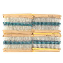 3120pcs 1% 1/4W Metal Film Resistor Kit 156 Value 1R-10M Ohm Component Pack