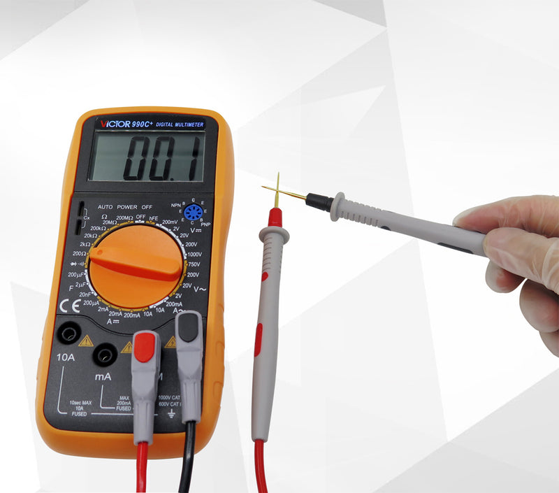 Cleqee P1503B Multimeter Probes Replaceable Needles Test Leads Kits Probes for Digital Multimeter Fe