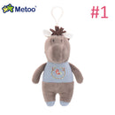 Metoo Horse Zebra Lamb Plush Doll Backpack Strap Accessories Key Chain Creative Gift