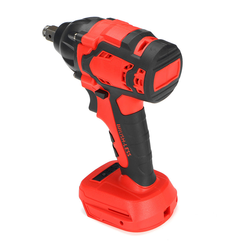 18V 520N.m. Li-Ion Cordless Impact Brushless Wrench Driver 1/2Inch Electric Wrench Replacement for Makita Battery