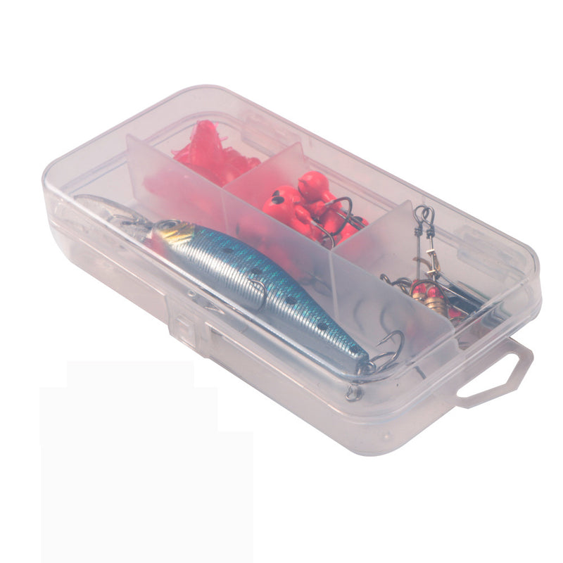 LUSHAZER 24PCS Fishing Lure Set Fishing Bait with Box Outdoor Camping Fishing Hunting Accessories