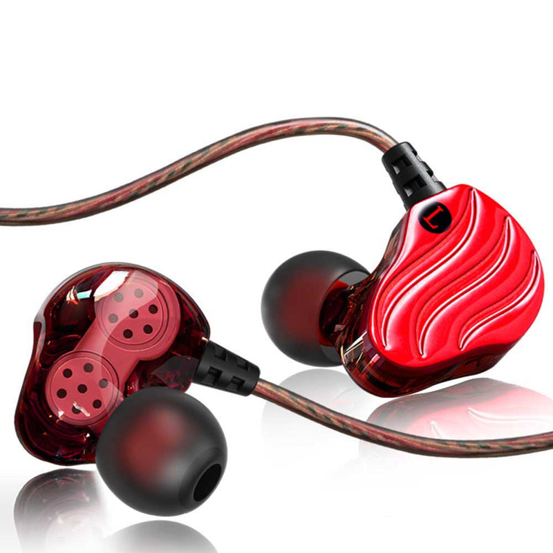 QKZ KD4 Dual Drivers HIFI Wired In-ear Earphone Earbuds With Microphone