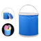 11L Oxford Portable Bucket Foldable Outdoor Hiking Camping Fishing Car Washing Folding Bucket Basin