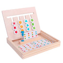 Wooden Teaching Training Early Educational Puzzle Baby Kids Toys Enlightenment Logic Thinking Orientation Training
