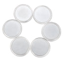 6pcs N35U Heated Bed 25*2mm Circular Magnet with Back Glue High Temperature Glue for 3D Printer