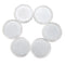 6pcs N35U Heated Bed 25*2mm Circular Magnet with Back Glue High Temperature Glue for 3D Printer