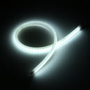 2PCS 60cm Switchback LED Strip Light Headlight DRL Turn Signal Guide Lamp Dual Color
