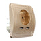 Excellway 1.5A/2A Dual USB Ports Wall Charger Power Adapter Socket Outlet Panel EU Plug Mount