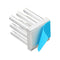 3pcs 10*10*12.5mm Radiator Cooling Block Square Heatsink for TMC2100/TMC2208/TMC2130 3D Printer Part