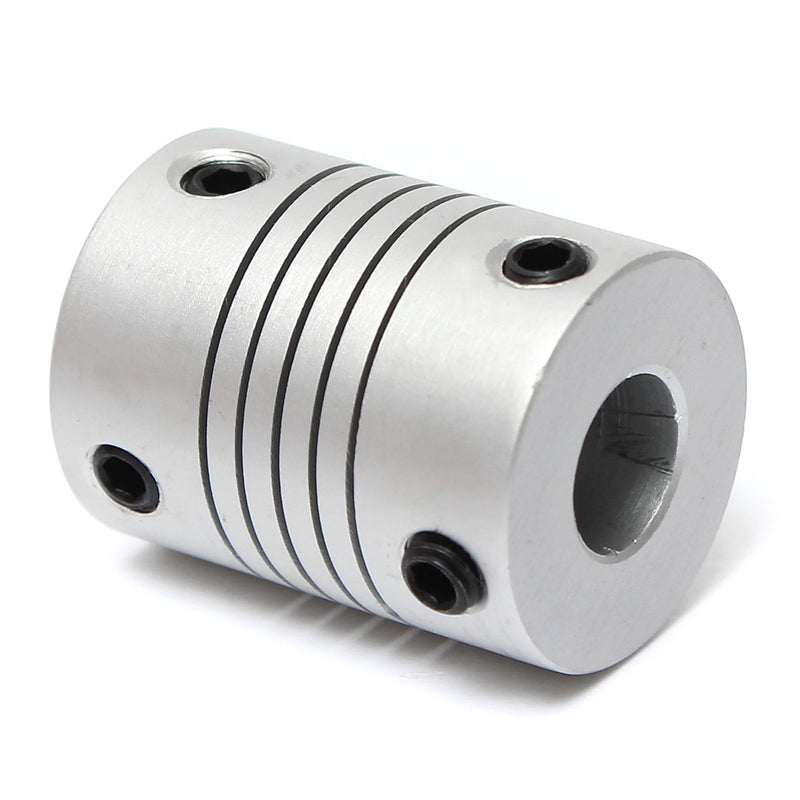 5mm x 8mm Aluminum Flexible Shaft Coupling OD19mm x L25mm CNC Stepper Motor Coupler Connector