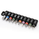 Drillpro 16Pcs Mini Ratchet Wrench Screwdriver Bit Set Driver Socket Accessories