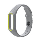 Mijobs Double Colorful Replacement Silicone Wrist Strap for XIAOMI Miband 2