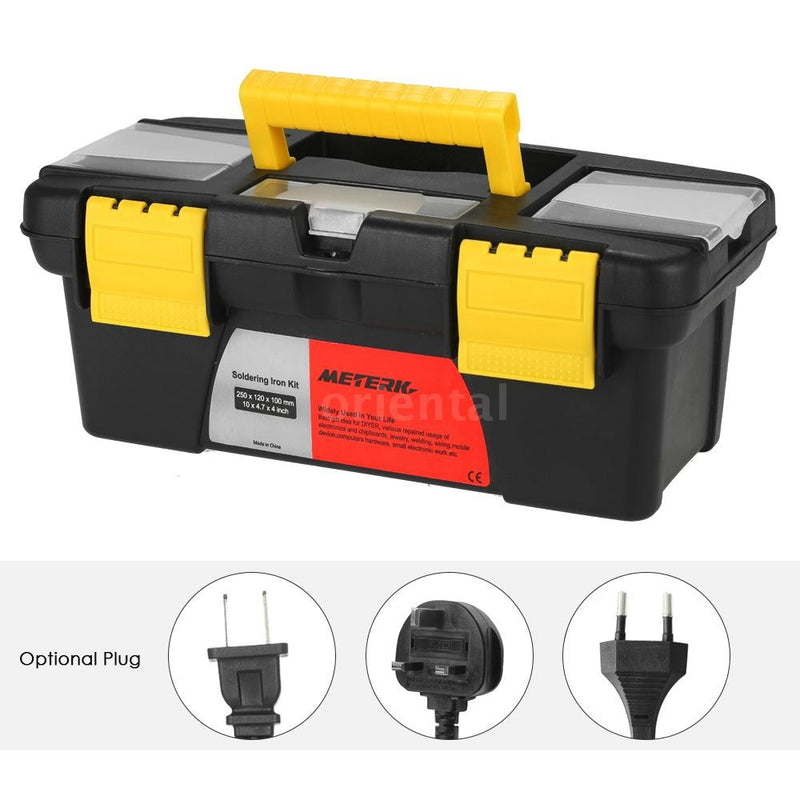 14-in-1 Solder Iron Adjustable Temperature 110V220V Electric Soldering Iron Tool Longevity 60W