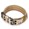 L Tactical Military Adjustable Dog Training Collar Nylon Leash w/Metal Buckle