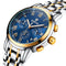 STRYVE S9601 Luminous Display Fashion Stainless Steel Strap Zinc Alloy Case 24hours Display Men Quartz Watch
