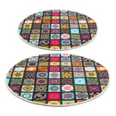 60/80/100/120CM Mandala Pattern Round Carpet Living Room Area Rugs Floor Mat