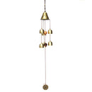 6 Bells Copper Clock Yard Garden Outdoor Living Amazing Wind Chimes