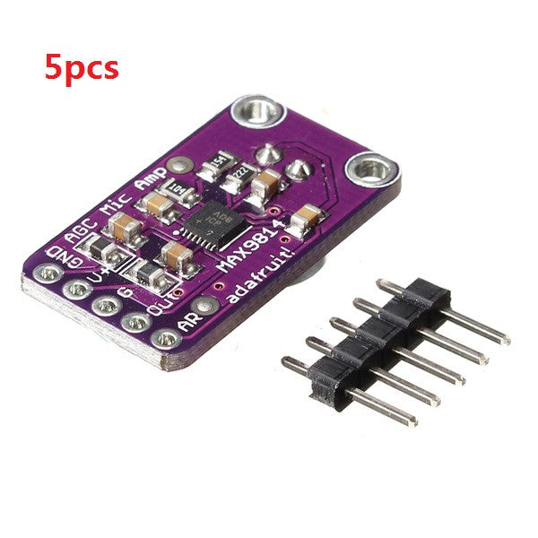 5pcs CJMCU MAX9814 High Performance Microphone AGC Amplifier Module CMA-4544PF-W For