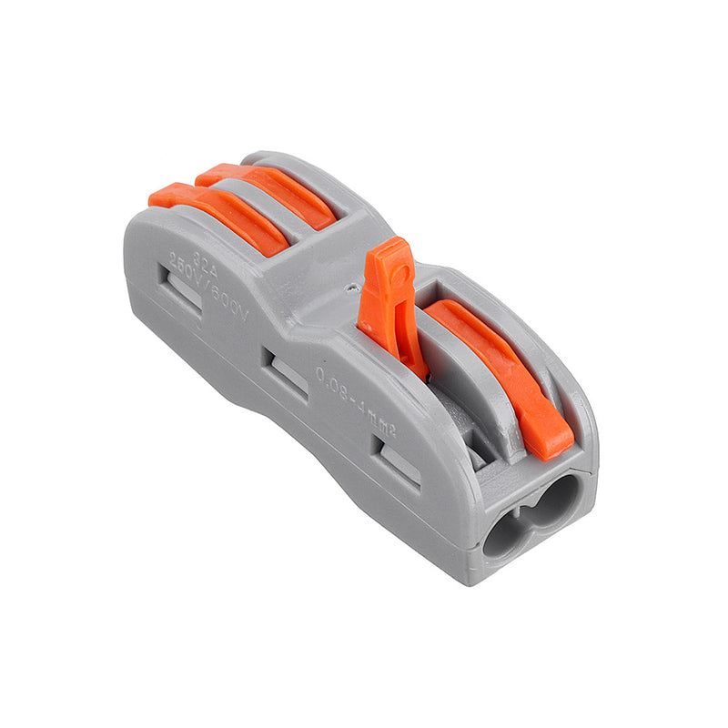 Minleaf TS2 15 Pcs 2Pin Wire Docking Connector Termainal Block Universal Electric Cable Wire Connector Terminal Butt Joint Cable Connector 0.08-4.0mm