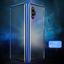 Bakeey 360 Full Body Magnetic Adsorption Aluminum Alloy Tempered Glass Protective Case For Samsung Galaxy Note 10 Plus/Note 10+ 5G