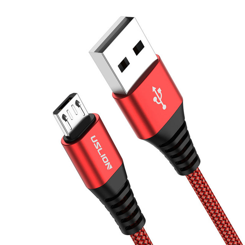 USLION 3A Micro USB Fast Charging Data Cable For Xiaomi Redmi Note 5 Android