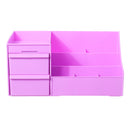 Plastic Desktop Organizer Storage Box Makeup Drawer Organizer Jewelry Nail Cosmetic Container Case