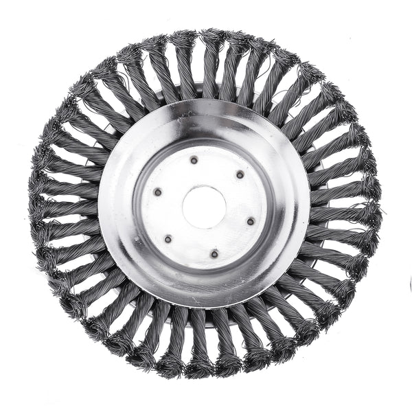 20cm Weed Trimmer Head Lawn Mower Sharpener 8 Inch Grass Weeder Lawnmower Steel Brush Head