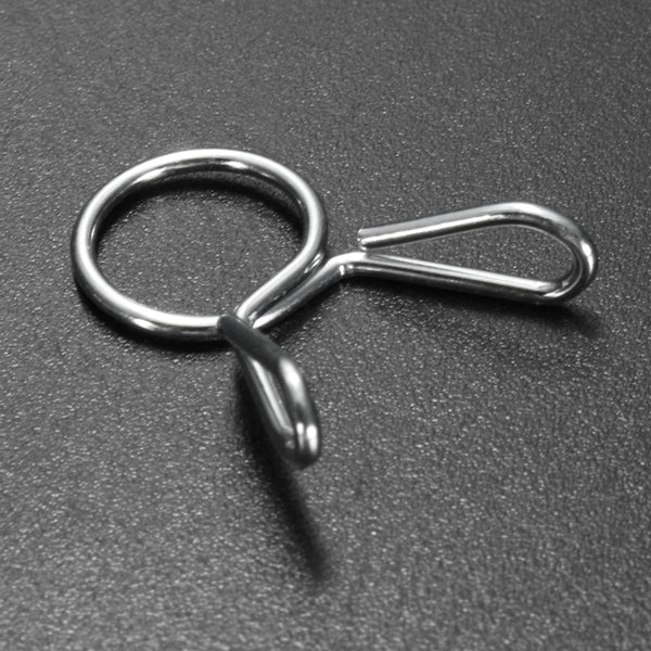 50pcs 10mm Fuel Line Hose Tubing Spring Clips Clamps For Motorcycle ATV Scooter