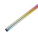 Stainless Steel Drinking Straws Rainbow Multi-colored Straw Reusable Drink Straw with Cleaning Brush