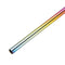 Stainless Steel Drinking Straws Rainbow Multi-colored Straw Reusable Drink Straw with Cleaning Brush