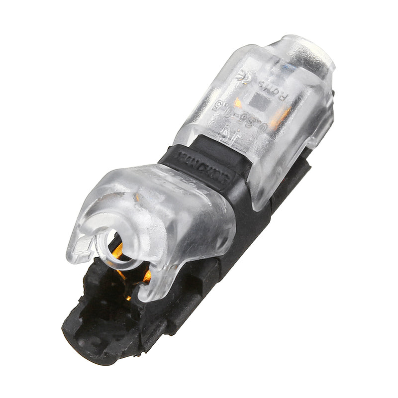 10PCS Transparent I Type Quick Splice Single Wire Connector Terminal for LED Strip Light