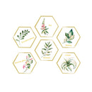 Miico FX82021 2PCS Plant Photo Frame Decorative Sticker Home Decorative Wall Sticker Removable Sticker