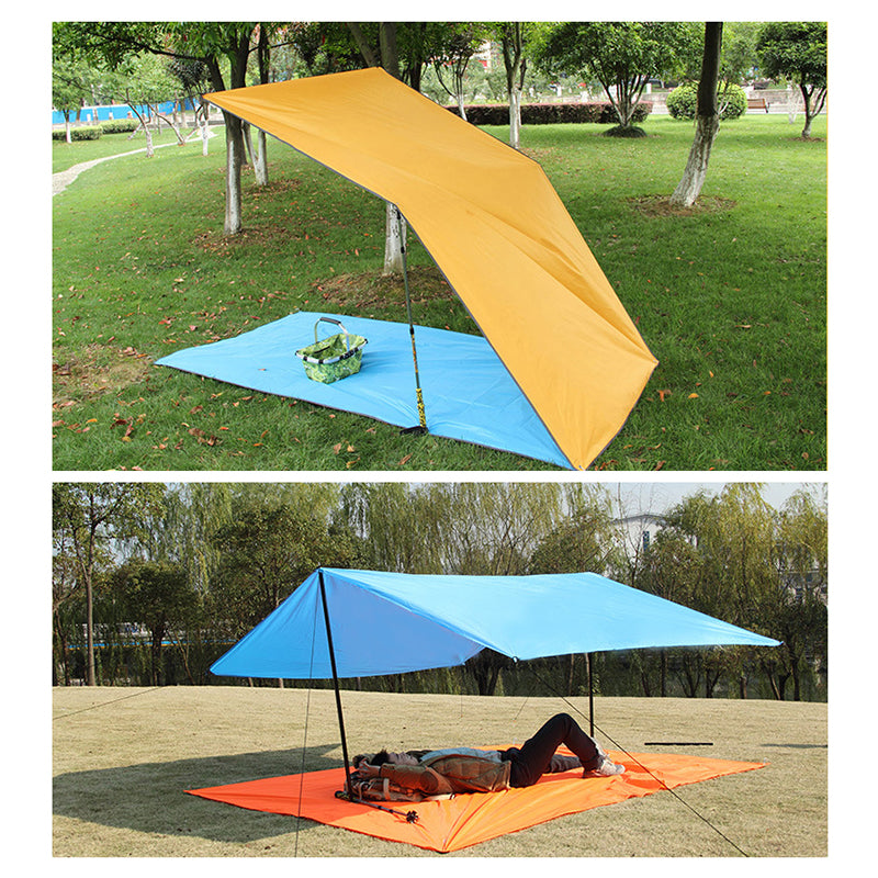 KCASA KC-TTL 250cm Ultralight Sun Shelter Camping Picnic Mat Beach Tent Pergola Awning Taffeta Tarp