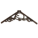 2323.52cm Wall Shelf Mount Bracket Cast Iron Support Mounted Supporter Home Garden Rusty