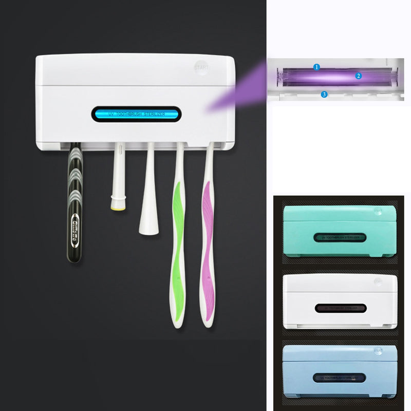 USB Plug-in Wall Toothbrush Sterilizer UV Sterilizer Toothbrush Holder